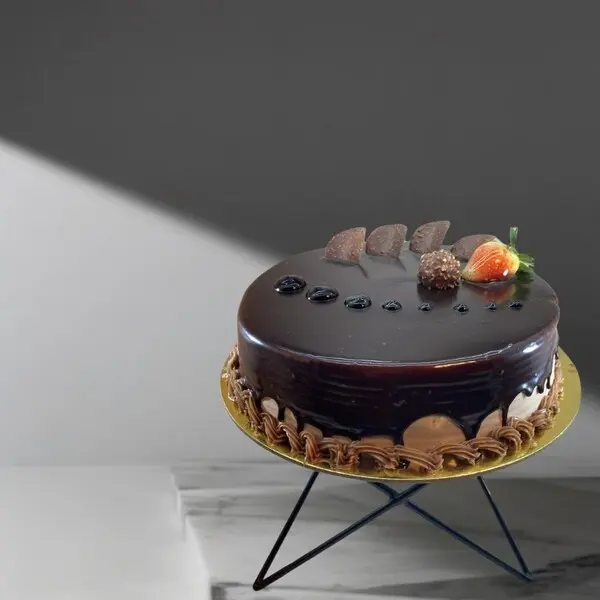 Round Cake Large Chocolate 24 Cm