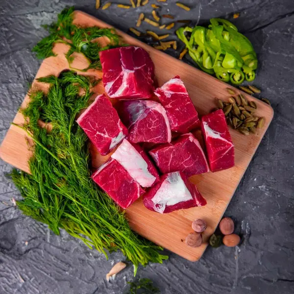 Brazilian Chilled Beef Cubes Meat